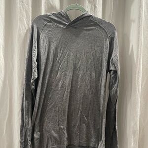Gray Long Sleeve Men's Shirt